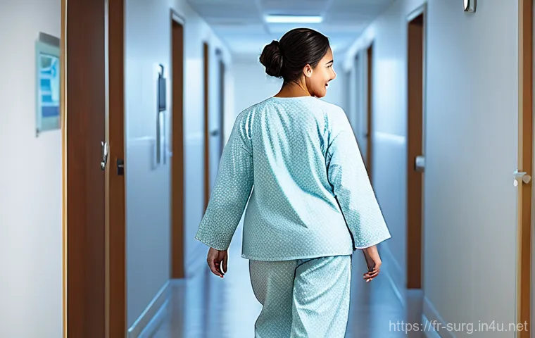 맹장염 자가 진단법 - Inside a brightly lit, professional doctor's office, a general practitioner in their late 40s, weari...
